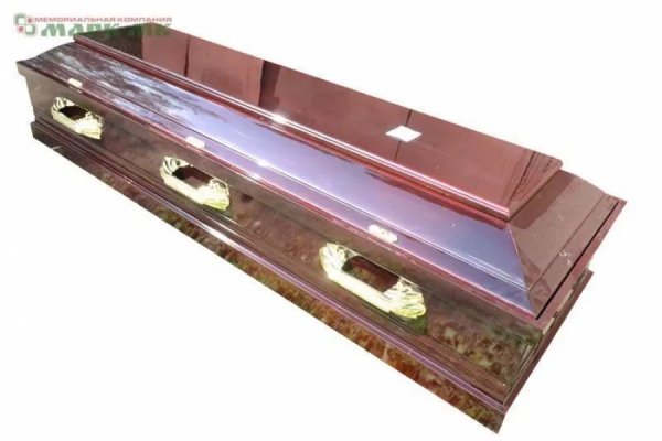 Гроб лакированный